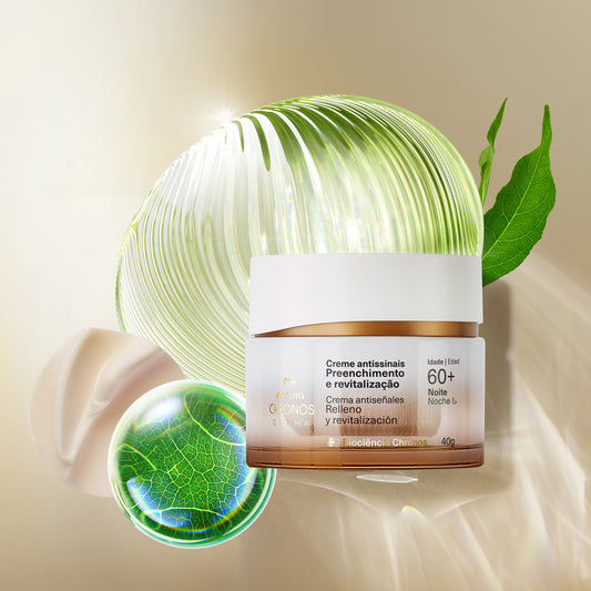 AR 033 - Natura Creme Antissinais Preenchimento e Revitalização 60+ Noite Chronos Derma