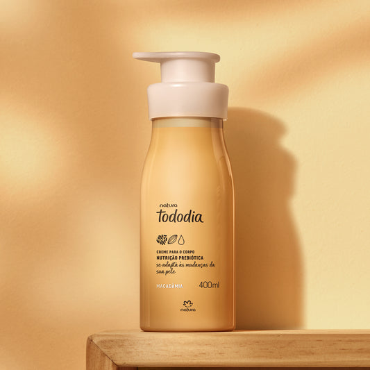 AR 019 - Natura Creme Desodorante Nutritivo Para o Corpo Tododia Macadâmia 400ml