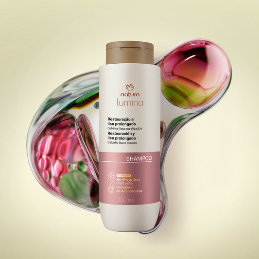 AR 035 - Natura Shampoo Lumina Restaurador para Restauração e Liso Prolongado